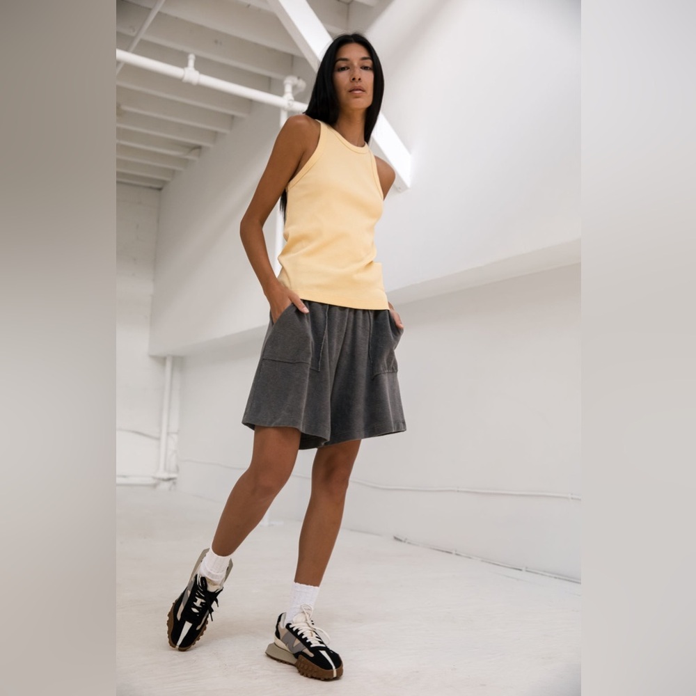 Tommy Bermuda charcoal gray Women's Casual Shorts